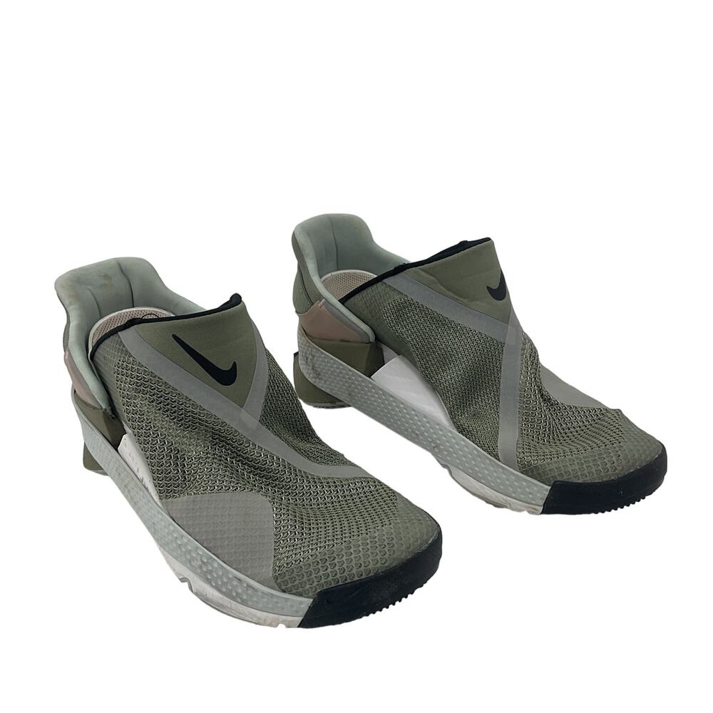 Nike Men's Slip-On Shoes - Olive and Gray